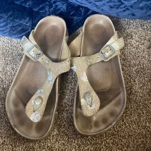 Used sparkly Birkenstock